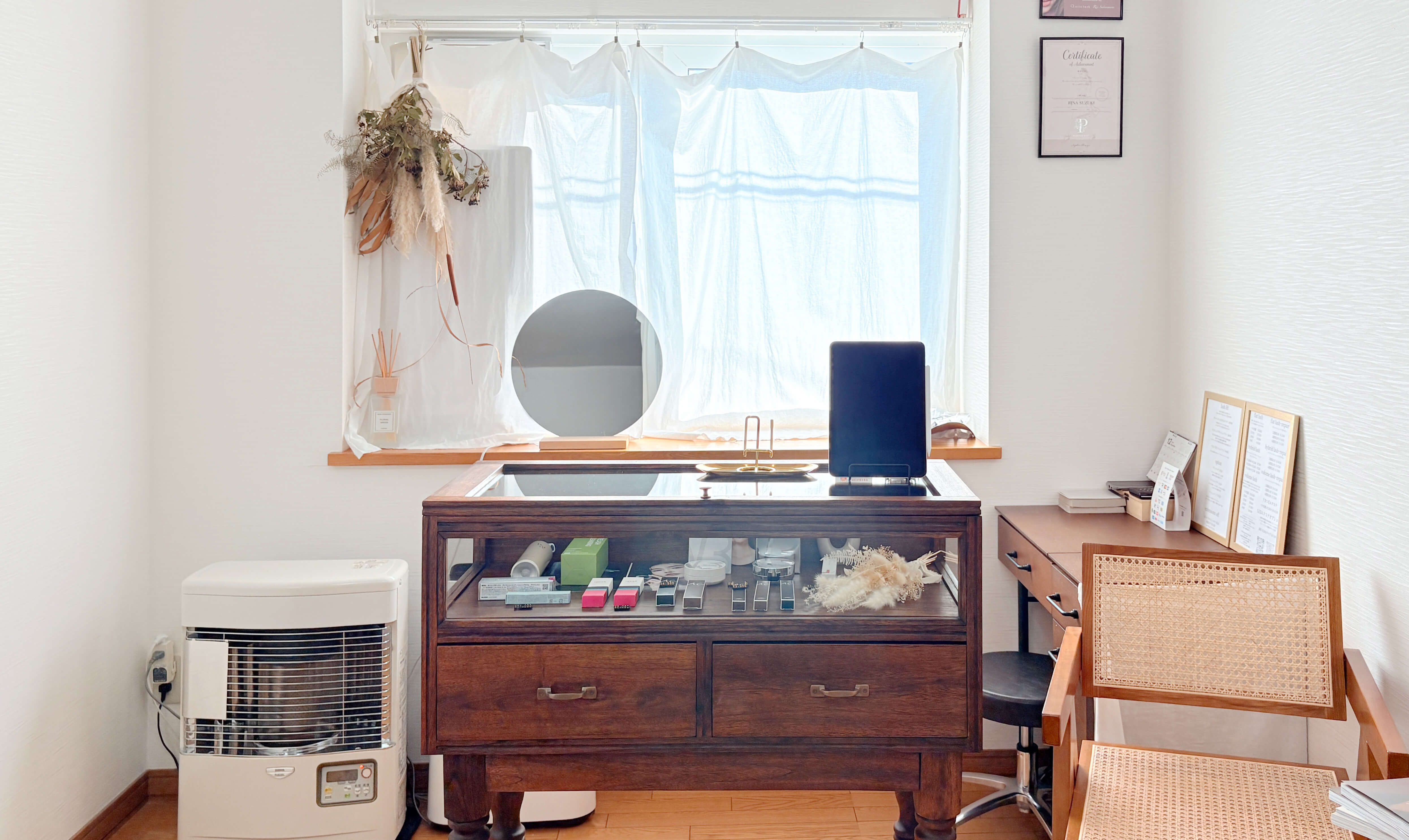 ナチュラルテイストのカウンター